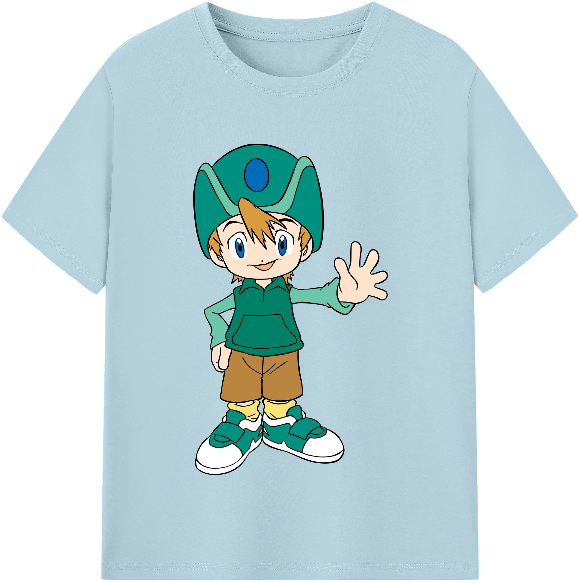 （画像用） Digimon デジタルモンスター/デジモン 綿100％半袖Tシャツ（フロントプリント）